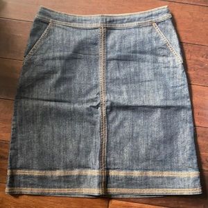 boden denim skirt
